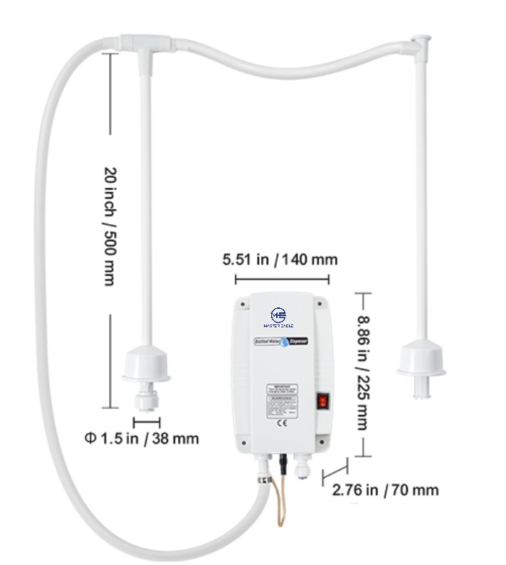 bottled water dispensing pump system