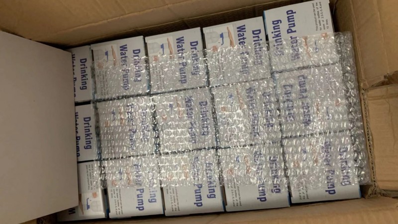 manual bottle pump packing